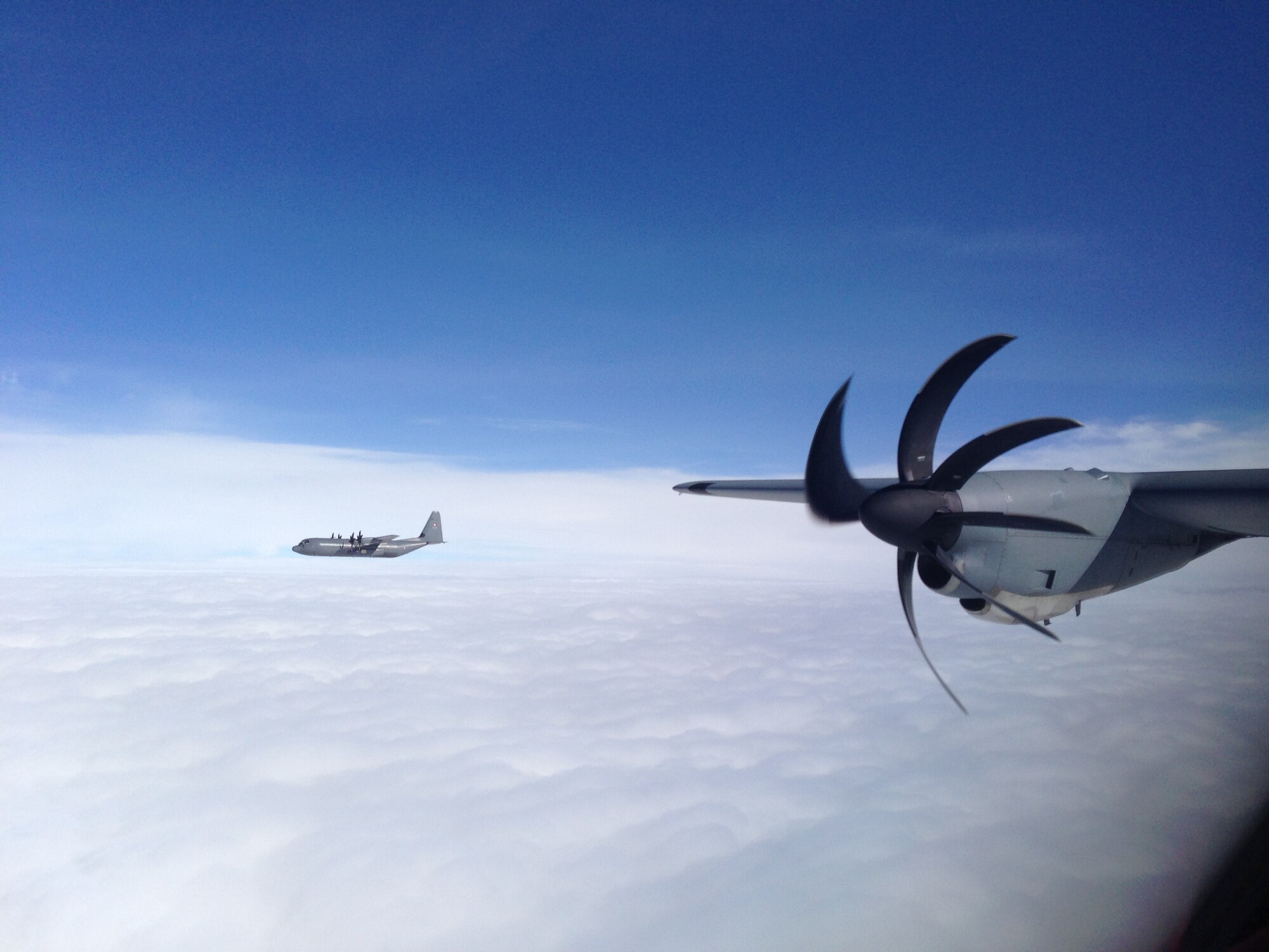 U.S. and Danish Air Forces made history when the two nations came together for an airdrop over the skies of Southern Afghanistan Feb. 25. (Contributed photo) 