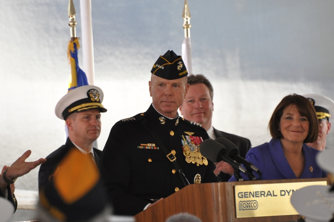 USNS Montford Point Christening Ceremony