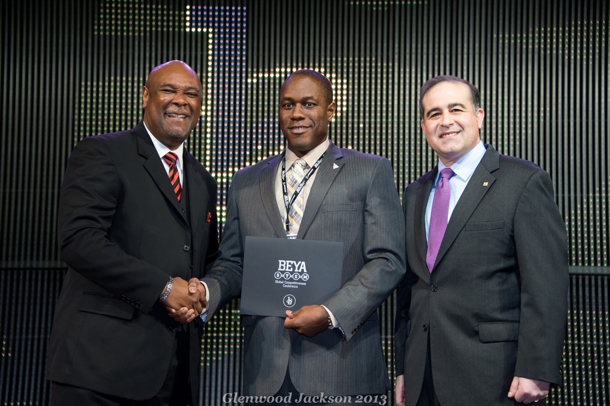 William Dicks, ISR Field Engineer received a Black Engineer of the Year
Award  during the 27th Black Engineer of the Year Award (BEYA) and Science,
Technology, Engineering and Math (STEM) Global Competitiveness Conference
held recently in Washington DC.  The BEYA STEM Conference is the largest
gathering of STEM professionals and leaders who are committed to increasing
the percentage of people from historically underrepresented communities in
the technology workforce (Courtesy photo)

