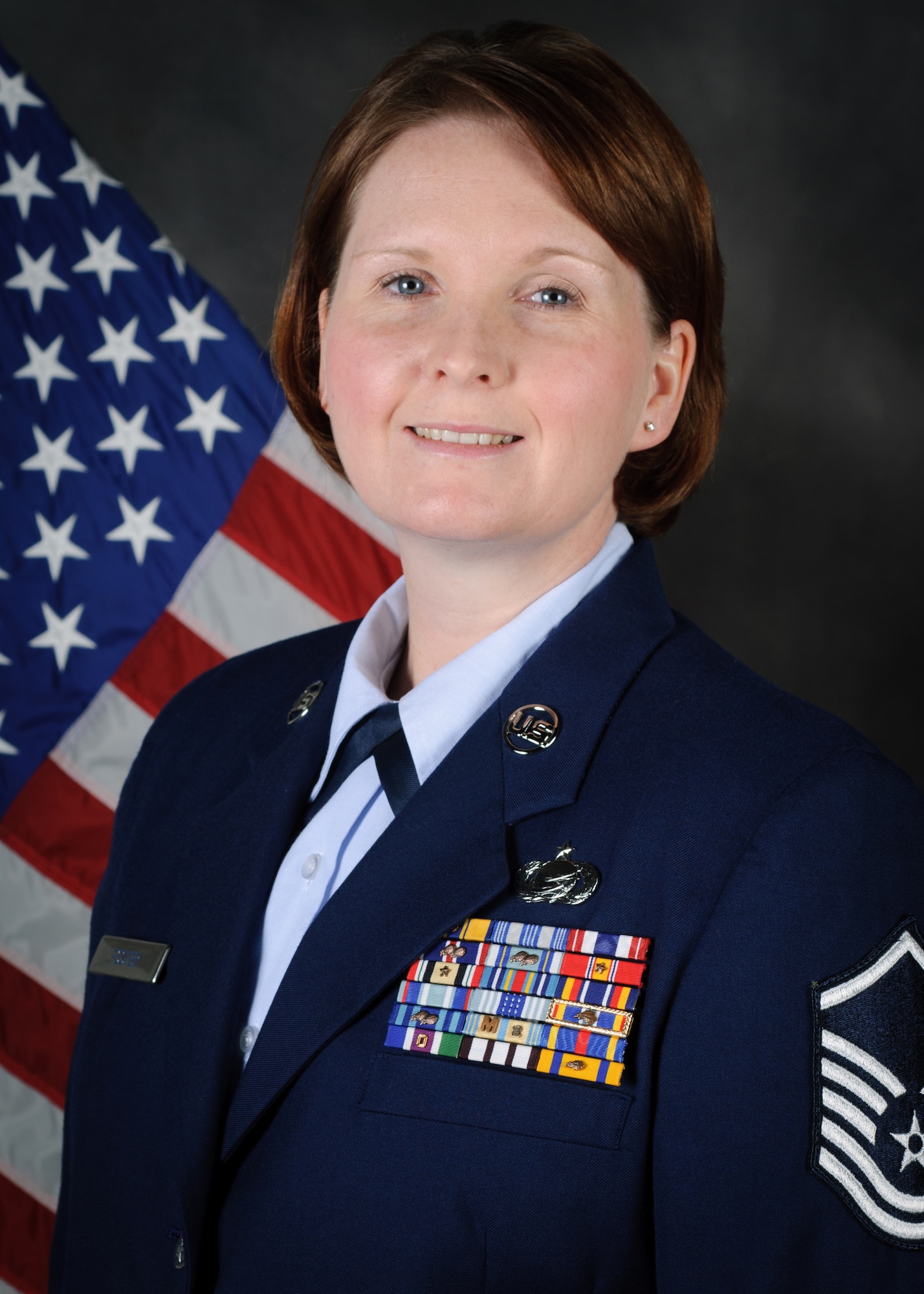 Master Sgt. Sharon Foster has been named the Kentucky Air National Guard's 2013 Airman of the Year in the senior non-commissioned officer category. Foster is the non-commissioned officer in charge of force management for the 123rd Force Support Squadron. (Kentucky Air National Guard photo by Master Sgt. Phil Speck)
