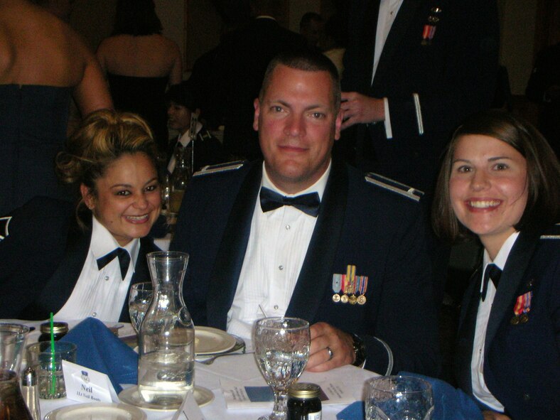 MSgt Cynthia Boots, Lt. Neil Boots, and Lt. Patricia Kodis