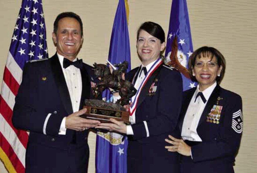 Company Grade Officer of the Year
Capt. Jessica Salvatore 
452d Maintenance Squadron
(U.S. Air Force photo by Tech. Sgt. Megan Crusher)
