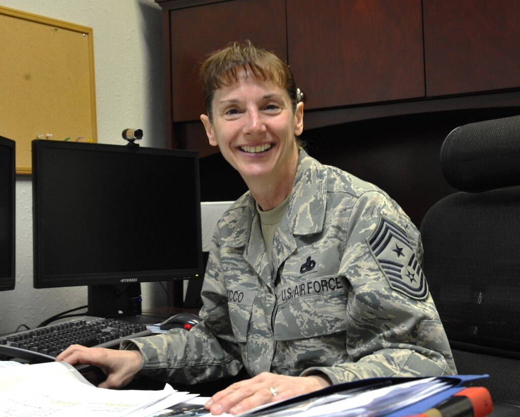 Chief Master Sergeant Doreen Losacco joins Team Sheppard as the new command chief for the 80th Flying Training Wing. She sat down with the 82d TRW Public Affairs office on March 7 for a Q&A session to discuss her background and top priorities. (U.S. Air Force Photo/Kimberly Parker)   