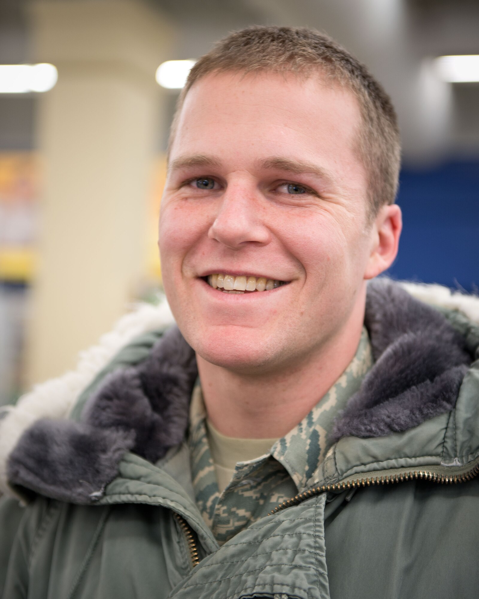 In honor of Read Across America Day and Dr. Suess's birthday, what is your favorite Dr. Suess book?  Senior Airman Nickolai Plattes, 934th Aeromedical Staging Squadron medical technician in training, confesses his favorite is One Fish, Two Fish, Red Fish, Blue Fish.  (U.S. Air Force photo/Shannon McKay)