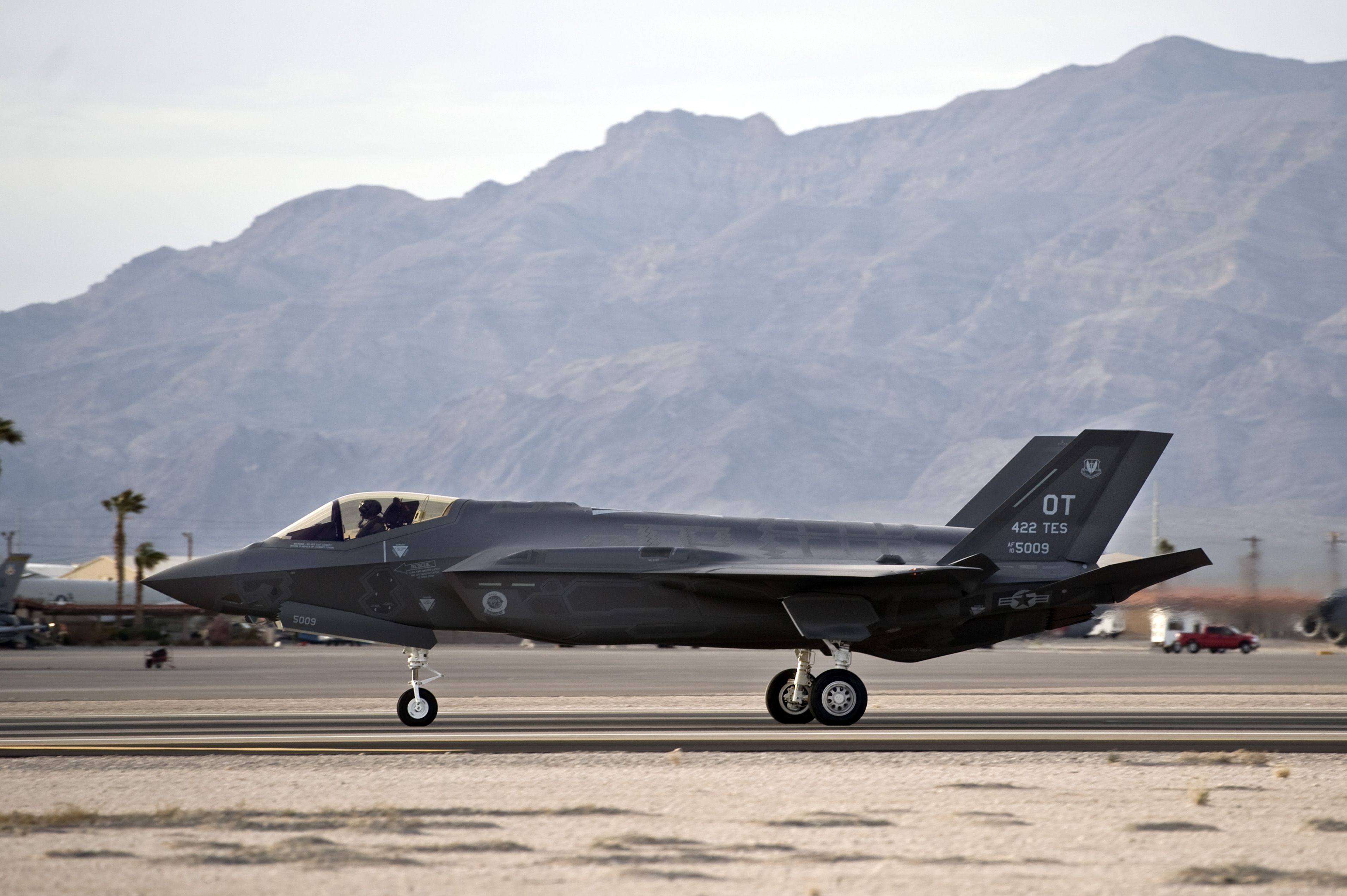F35 Lightining II at Nellis AFB