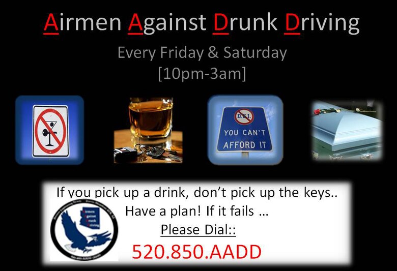 AADD offers a safe alternative to drinking and driving.