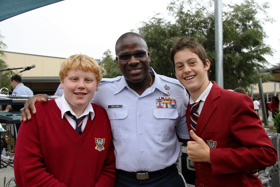 Master Sergeant Darryl McEachin 

Photos courtesy of Consulate General of the United States Melbourne, Australia
