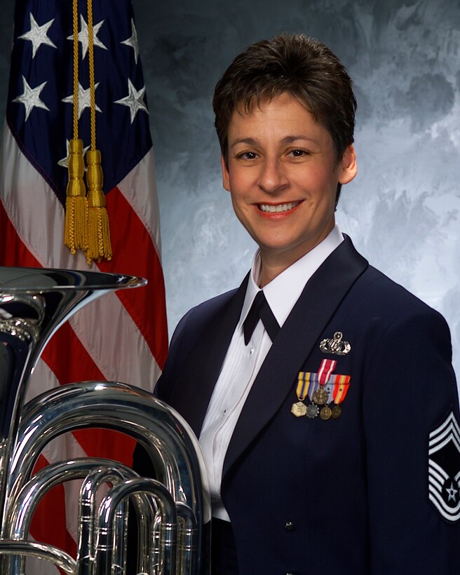 Newly retired Chief Master Sgt. Jan Z Duga