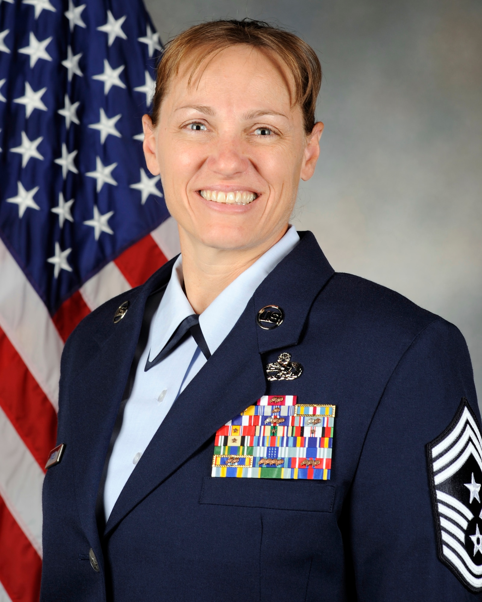 Chief Master Sgt. Wendy A. Hansen, 92nd Air Refueling Wing command chief