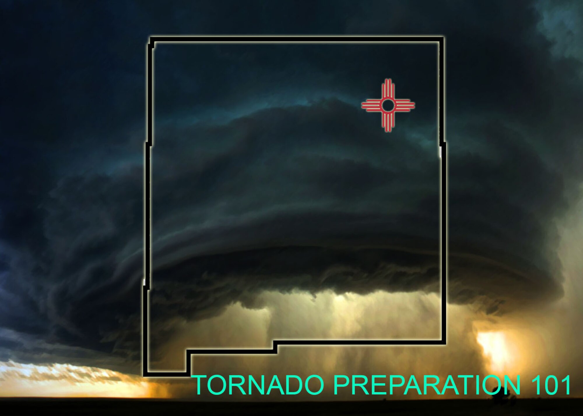 Take a look at these tornado preparation measures courtesy of the 27th Special Operations Civil Engineer Squadron at Cannon Air Force Base, N.M. The first step in tornado preparation is designating a shelter area. (U.S. Air Force graphic/Senior Airman Alexxis Pons Abascal) 