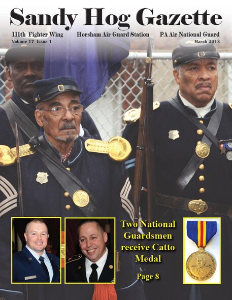 Cover image of the March 2013 issue of the Sandy Hog Gazette