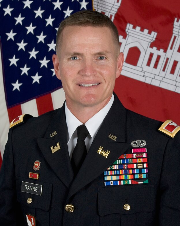 Col. Kent D. Savre, commander of the U.S. Army Corps of Engineers North Atlantic Division