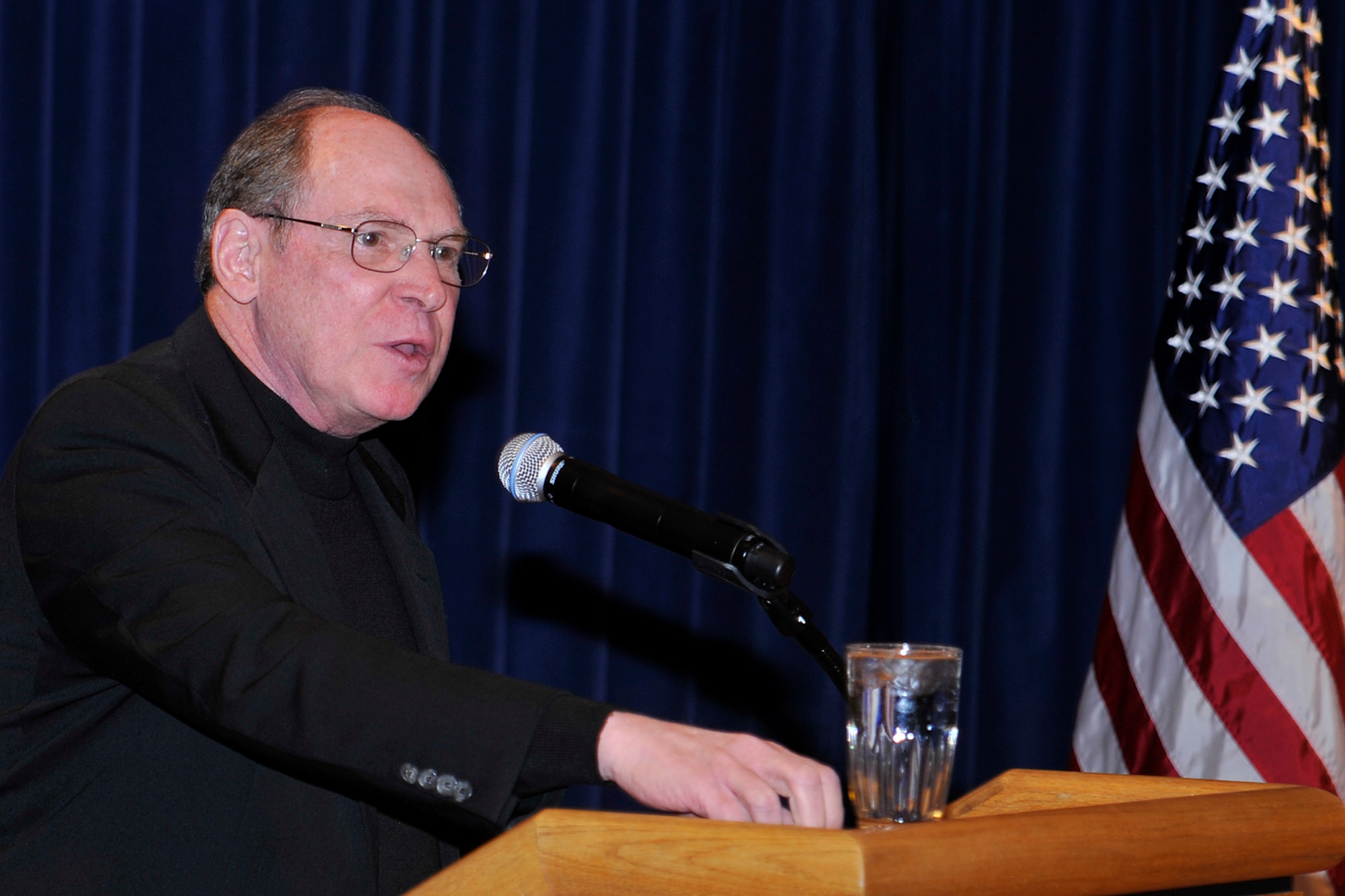 The speaker at this year’s national prayer luncheon was Dr. Robert Wicks, author of more than 40 books, including "Bounce: Living the Resilient Life."