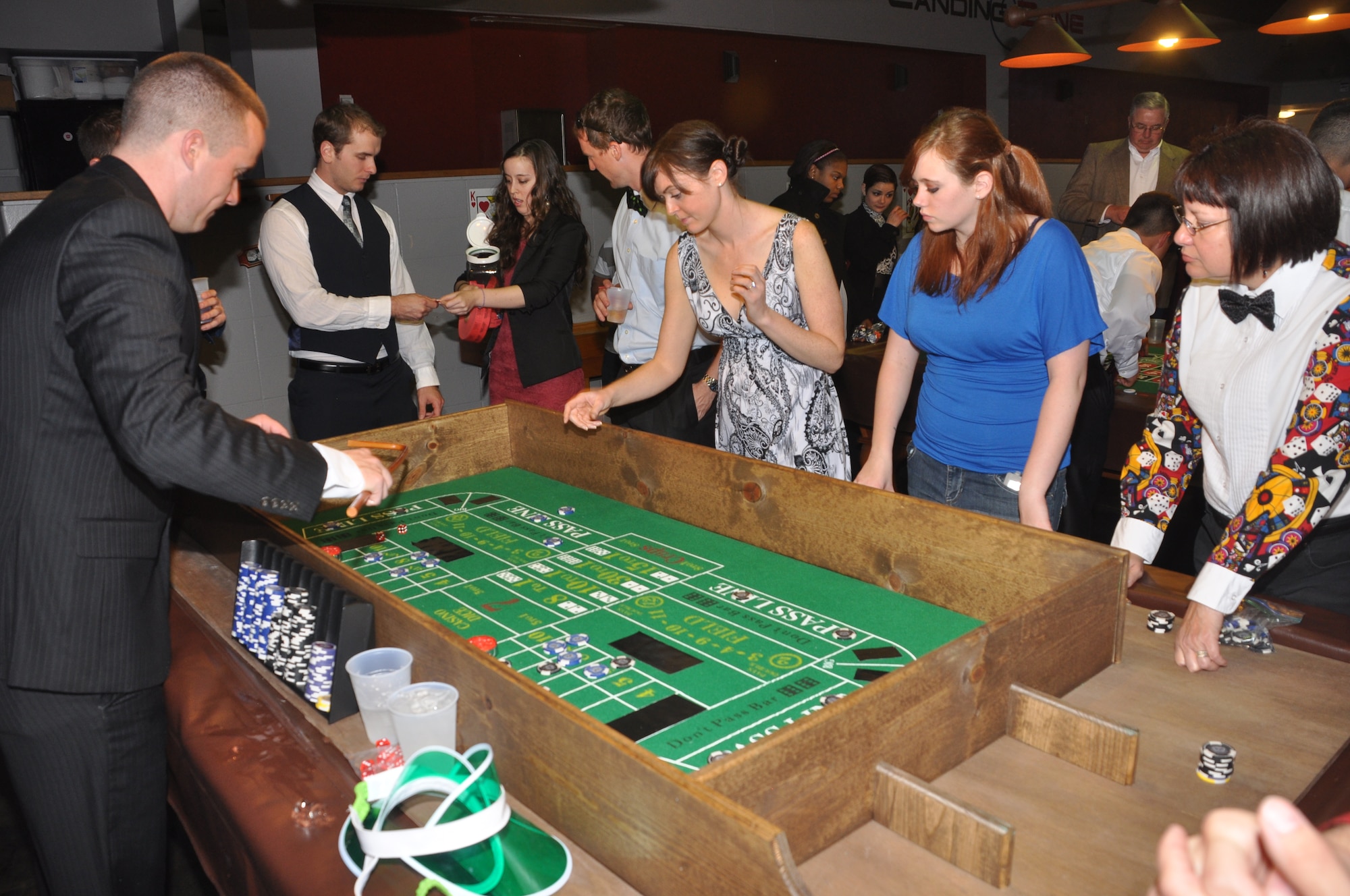 Airmen raise stakes, donations at 'Casino Royale' > Hurlburt Field > Article Display