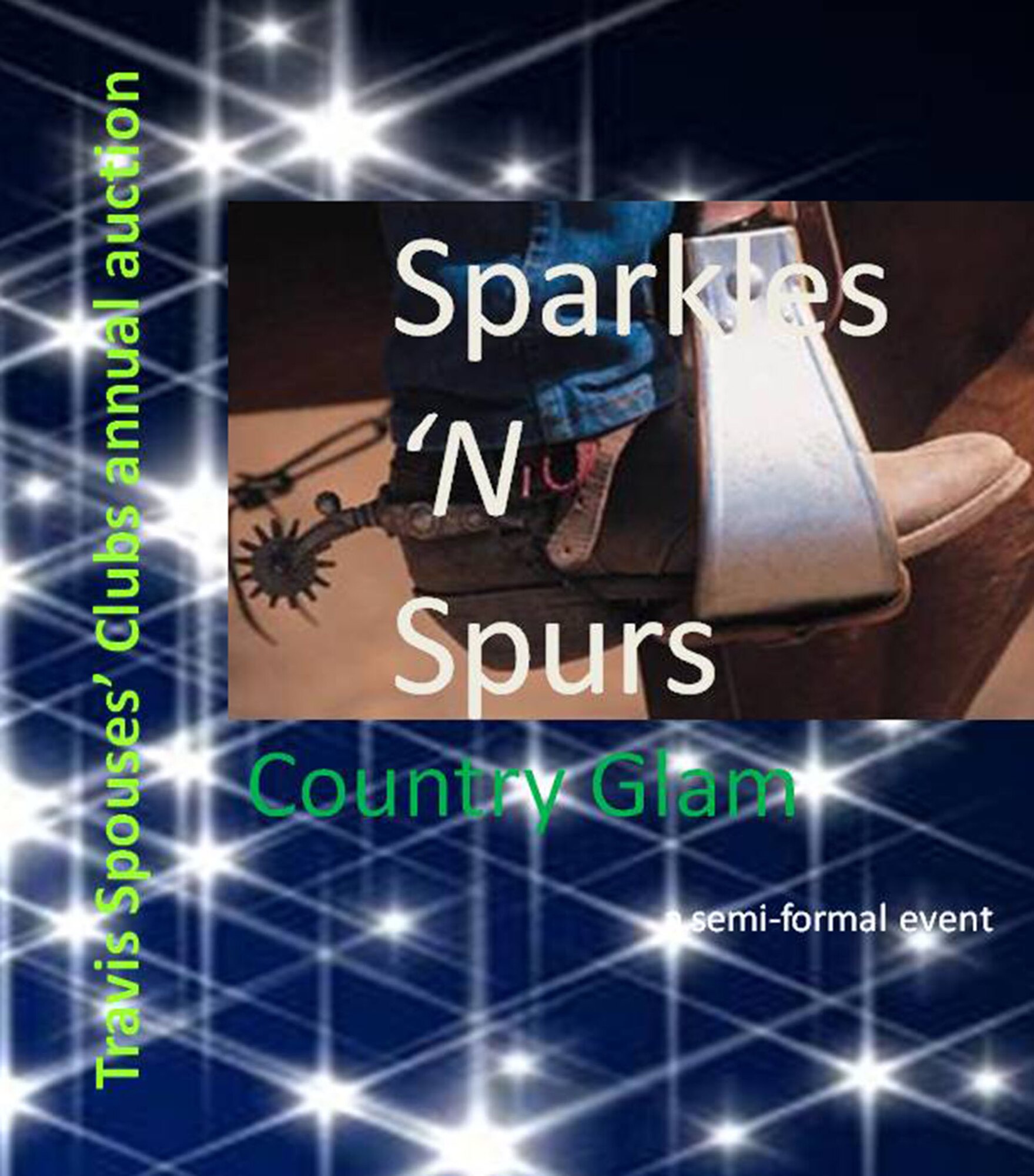 TRAVIS AIR FORCE BASE, Calif. -- Sparkles 'N Spurs Country Glam. (Courtesy photo)