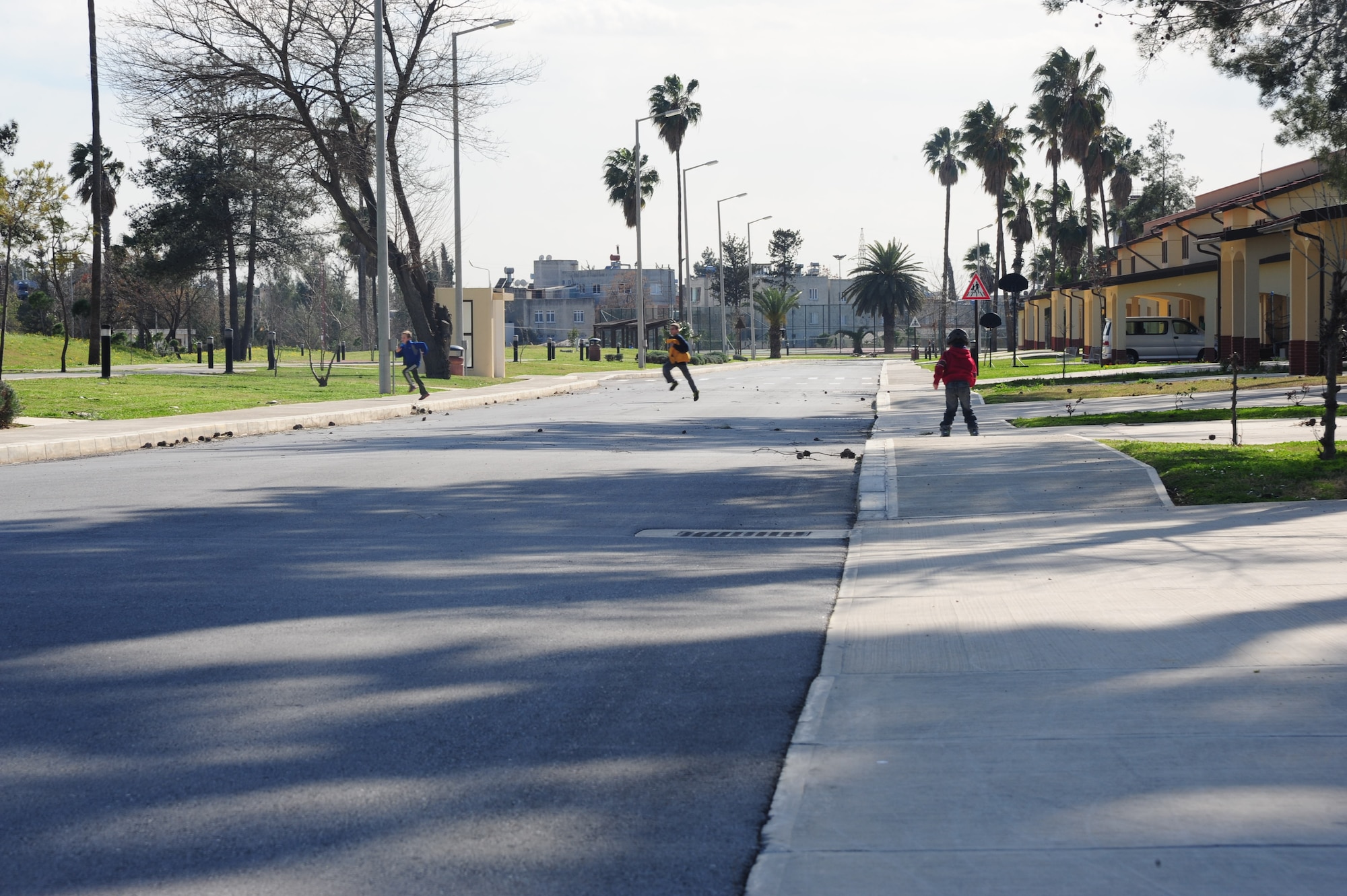 It is important when driving through housing areas to keep your speed at a minimum and watch for children playing in or near the streets. Limits are enforced by the 39th Security Forces Squadron. (U.S. Air Force photo by Senior Airman Anthony Sanchelli/Released)