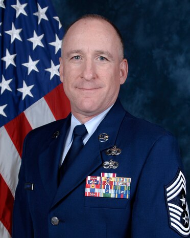 Chief Master Sgt. Earl Hannon, 628th Air Base Wing command chief