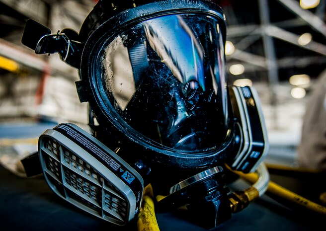 Fuel System Repair Airmen maintain C-17 Globemaster III fuel cells and tanks by removing, repairing and installing the cells and tanks. The Airmen also clean the cells and tanks, inspect for corrosion, cell deterioration, fungus and foreign objects. (U.S. Air Force photo / Airman 1st Class Tom Brading)