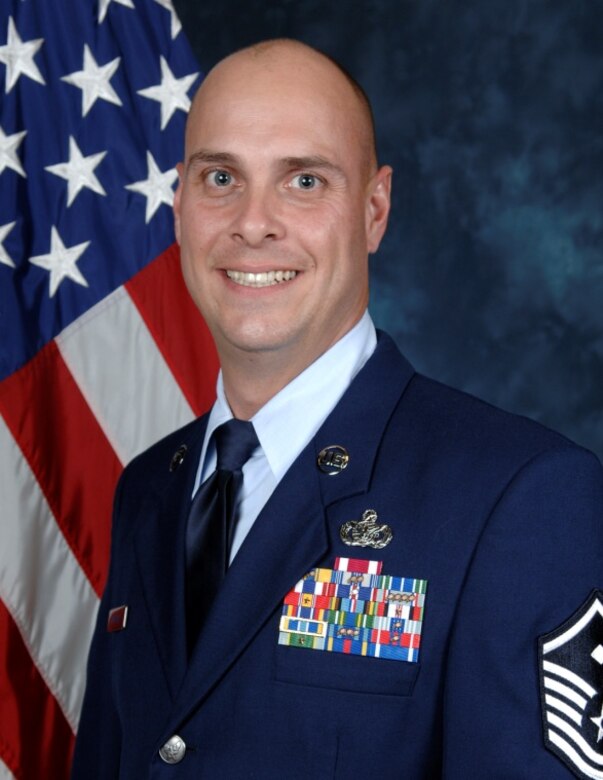 Master Sgt. Brett Hopkins, 437th Operations Support Squadron First Sergeant