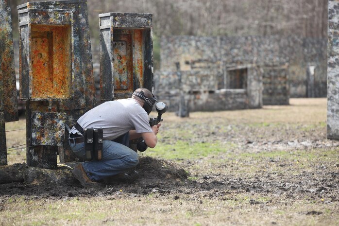 Marines with Headquarters and Headquarters Squadron departed Marine Corps Air Station New River to engage in a stress relieving game of paintball, Feb. 28. The paintball game was part of Operation Adrenaline Rush, whose goal is to provide Marines with outdoor recreational activities to mitigate boredom and stress. 