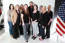 Family Readiness Officers from Marine Corps Air Station New River serve as a link between service members and their families in providing information about the military lifestyle. 