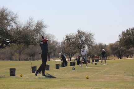 The Randolph Oaks Golf Course, located at Joint Base San Antonio-Randolph, is open year-round and hosts a 7,172 yard, 18-hole championship course, driving range and practice green. (U.S. Air Force photo by Joshua Rodriguez)
