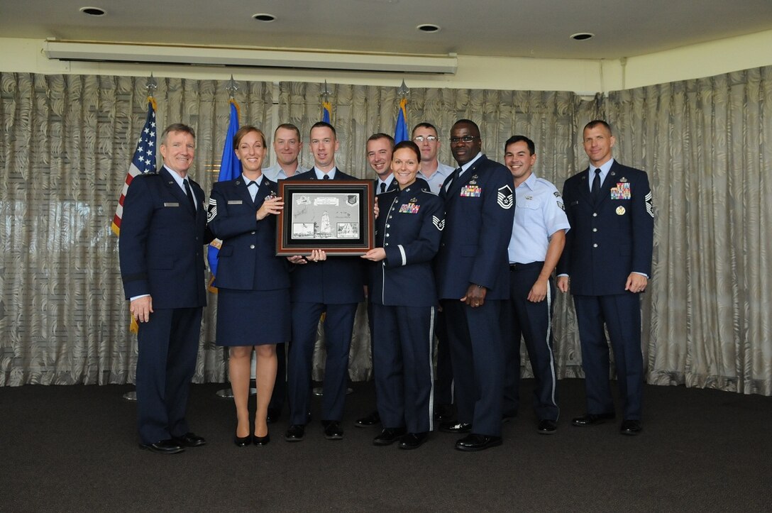 The Band of the Pacific-Hawaii won "Team of the Year" for PACAF on March 11, 2013. Congratulations everyone! 

