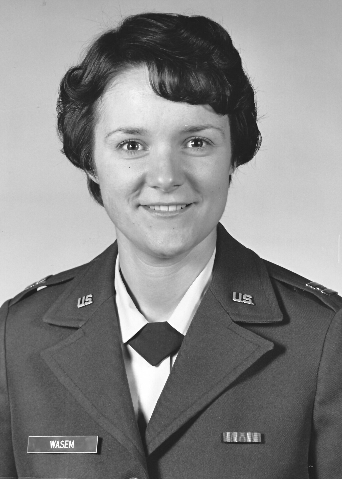 U.S. Air Force Capt. Marcia Wasem is pictured here in a photo from 1981. Her daughter, Capt. Anastasia Wasem, is an air advisor with the 438th Air Expeditionary Wing at Kabul International Airport, where she trains and advises the Afghan Air Force on public affairs. Wasem is a fourth-generation military veteran. Both her parents retired as Air Force lieutenant colonels. (Courtesy photo) 