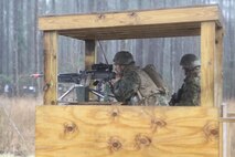 Marines with School of infantry East, Co. K, paticiated in the Battle Skills Readiness Exercise, a three-day training exercise that allows for junior Marines going through Marine Combat Training to display the skills they have learned during the 29 day training cycle through practical application.