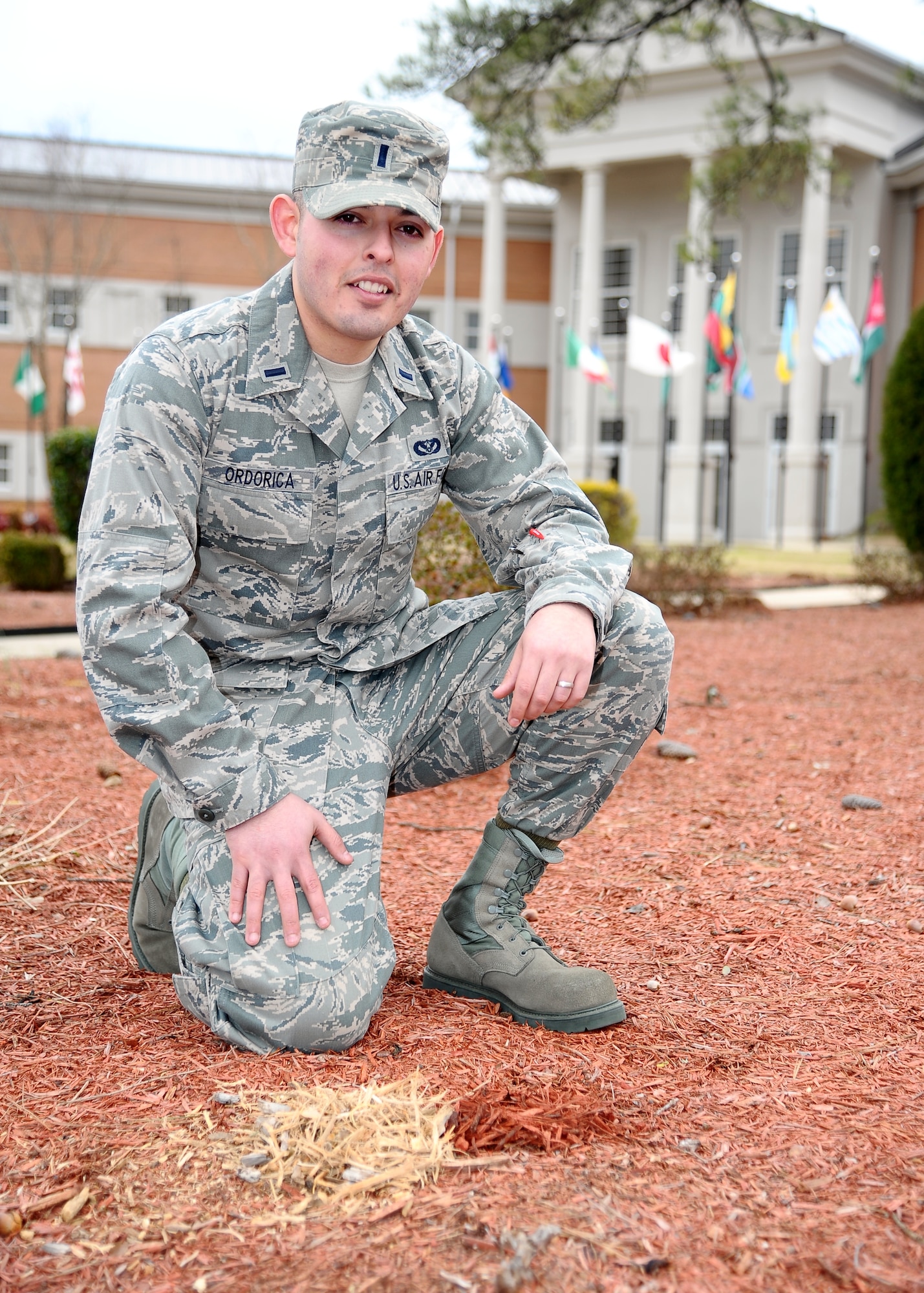 1st Lt. Salvador Ordorica, 14th Civil Engineer Squadron. (U.S. Air Force photo/Airman 1st Class Charles Dickens)