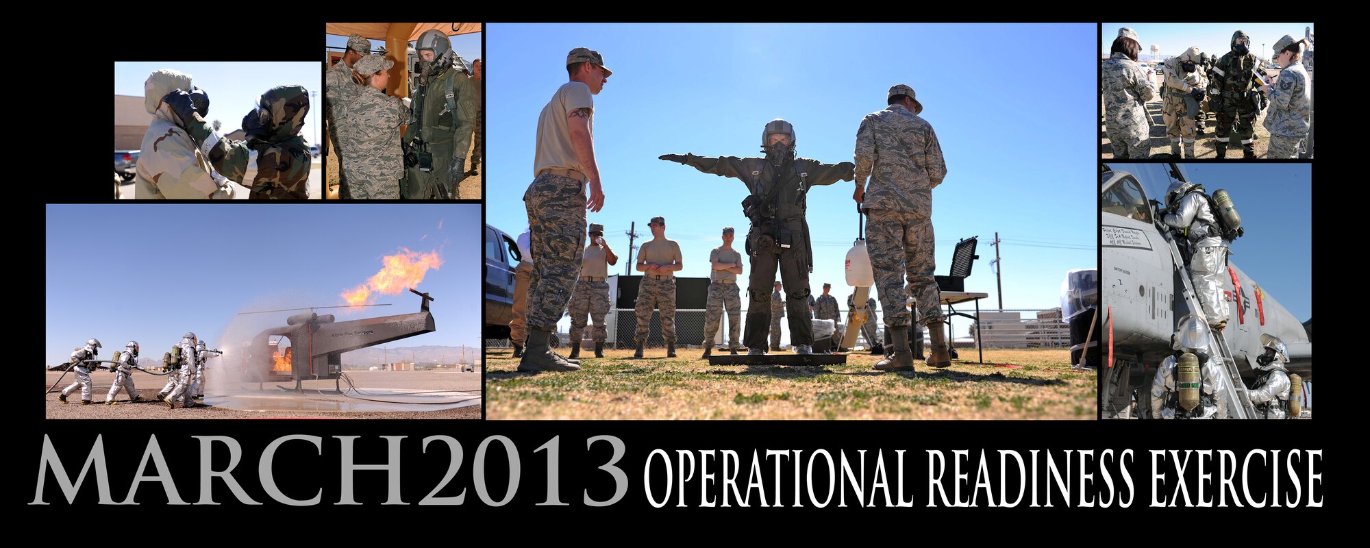 Desert Lightning Team Airmen participated in the phase I and II ORE March 11-15. Airmen from across the 355th Fighter Wing simulated many scenarios that consisted of self-aid and buddy care, and chemical, biological, radioactive nuclear explosive responses.  