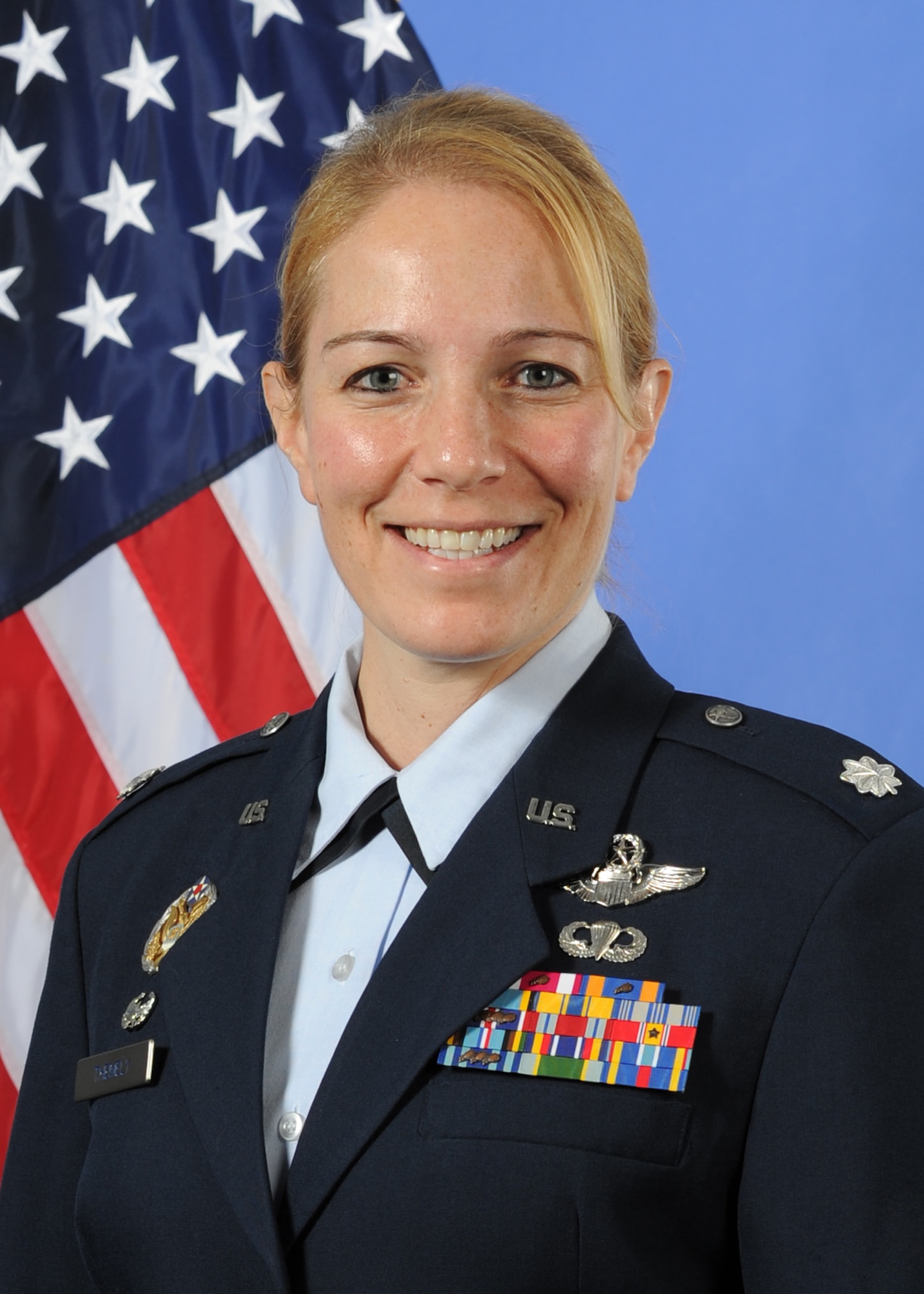 Lt. Col. Andrea Themely is the commander of the 89th Flying Training Squadron. She is the first female to do so in the 32-year-old history of ENJPPT. (Official photo by U.S. Air Force)