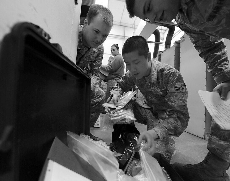 MINOT AIR FORCE BASE, N.D. -- From March 1-13, various Team Minot organizations were reviewed by the Air Force Global Strike Command Inspector General during the Consolidated Unit Inspection. The CUI is designed to test units on their policies and procedures regarding daily operations, record keeping and a variety of other operational facets. After the smoke cleared, the 5th Bomb Wing and 91st Missile Wing were left standing with overall ratings of “Excellent” and “Satisfactory” respectively. (U.S. Air Force photo/Airman 1st Class Stephanie Ashley)