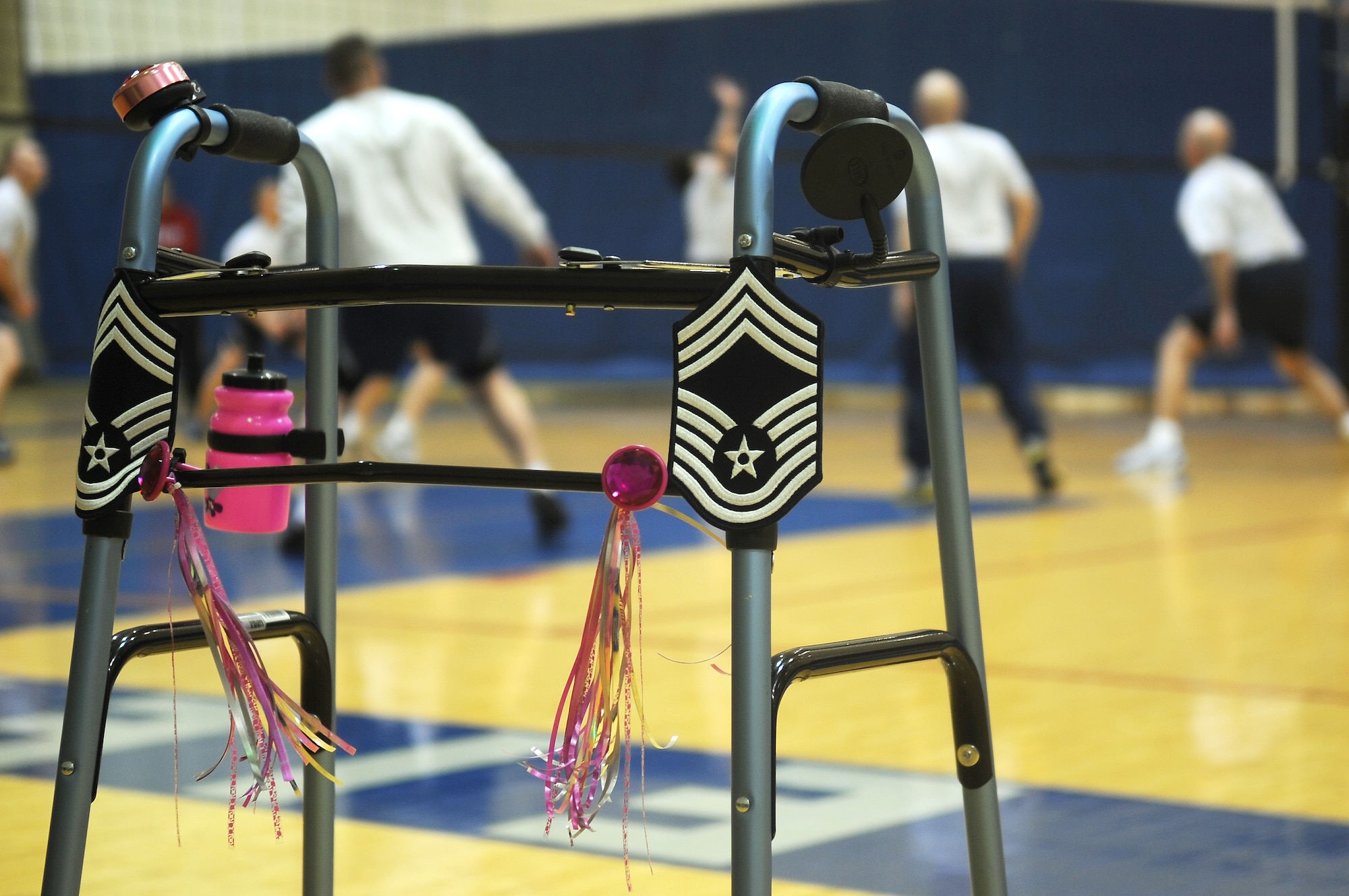 Chiefs, first sergeants throw down gauntlet in volleyball match