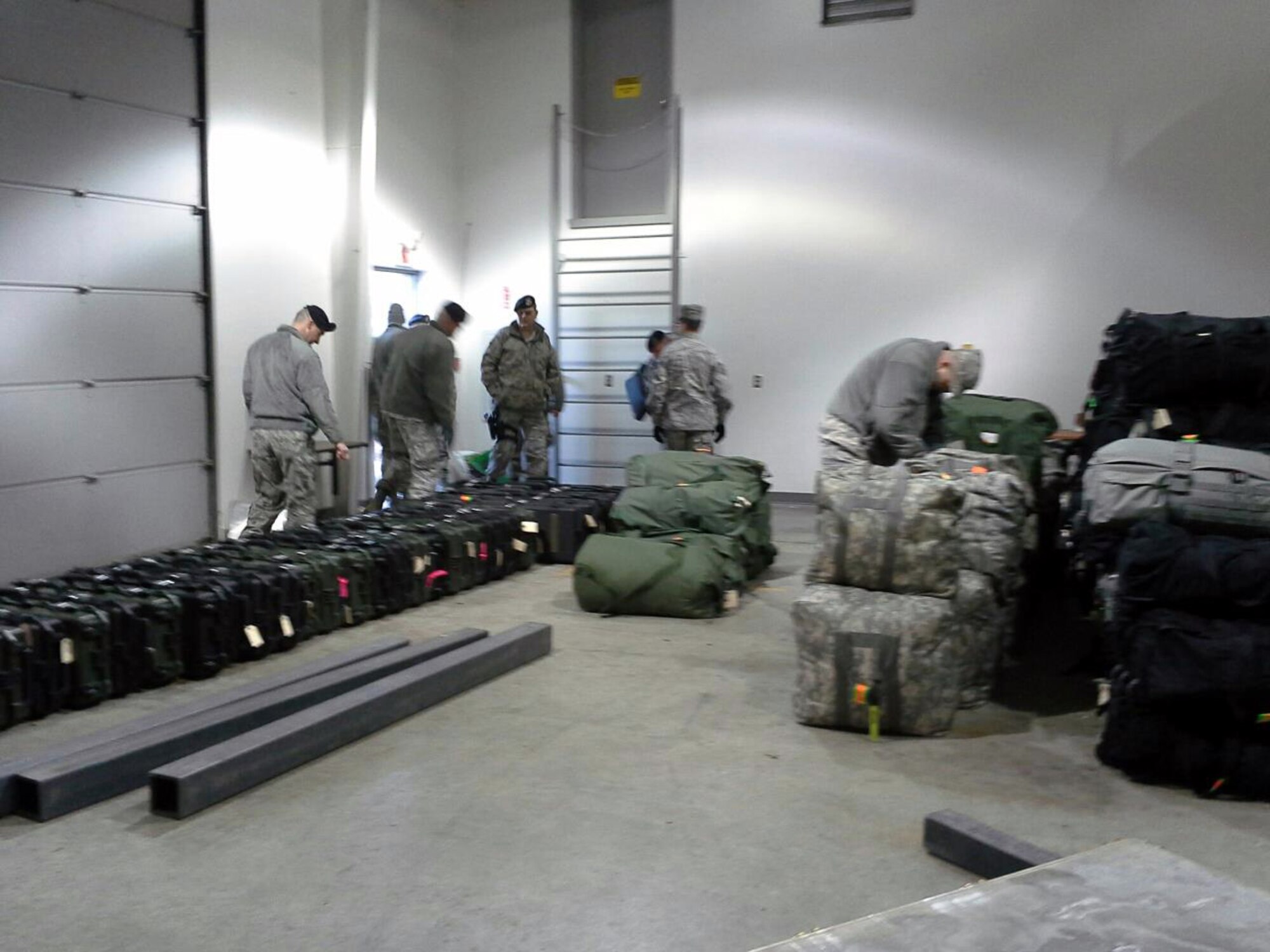 Approximately 25 members from the 442nd Security Forces Squadron deployed March 20, 2013. The 442nd SFS is part of the 442nd Fighter Wing, an A-10 Thunderbolt II Air Force Reserve unit at Whiteman Air Force Base, Mo. (U.S. Air Force courtesy photo)