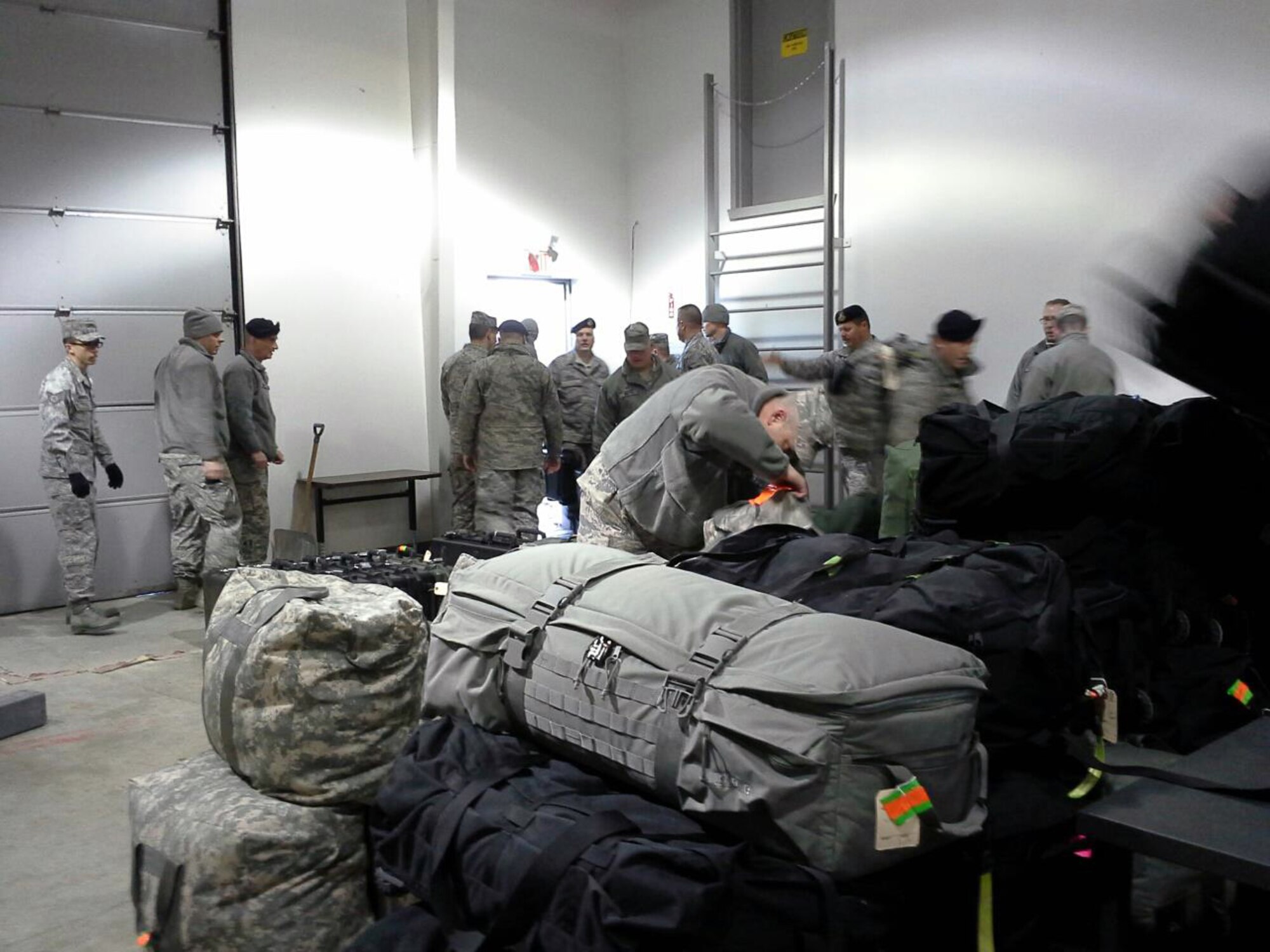 Approximately 25 members from the 442nd Security Forces Squadron deployed March 20, 2013. The 442nd SFS is part of the 442nd Fighter Wing, an A-10 Thunderbolt II Air Force Reserve unit at Whiteman Air Force Base, Mo. (U.S. Air Force courtesy photo)