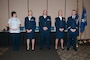Five Utah Air National Guard members received Airman of the Year awards during a surprise awards banquet at Hill Air Force Base, Jan. 4. The 2012 award recipients are as follows. Airman of the Year: Senior Airman Rebecca Bagley, 130th Engineering & Installation Squadron. Noncommissioned Officer of the Year: Staff Sgt. Alisa Stanley, 151st Comptroller Flight.
Senior Noncommissioned Officer of the Year: Master Sgt. Mitchell Hooper, 151st Security Forces Squadron. First Sgt. of the Year: 1st Sgt. Vallaree McArthur, 151st Maintenance Squadron. Honor Guard Member of the Year: Airman 1st Class Colton Elliott, 151st Force Support Squadron. (Air Force photo by TSgt Kelly K. Collett. RELEASED)