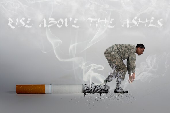 Moody Air Force Base has approximately 1,400 Airmen who smoke or use tobacco products, which is the highest amount of smokers on a single base within Air Combat Command. For information or help on ways to kick the habit, contact the Health and Wellness Center at 229-257-4292. (U.S. Air Force illustration by Staff Sgt. Jamal D. Sutter/RELEASED)