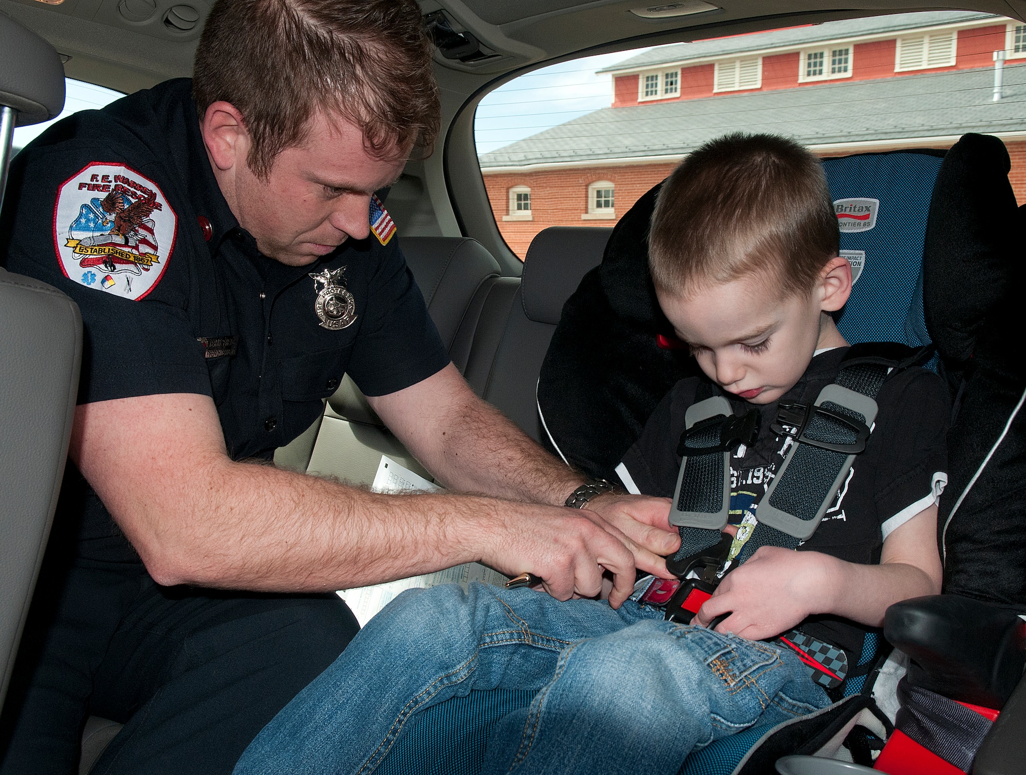 Fire dept outlet car seat