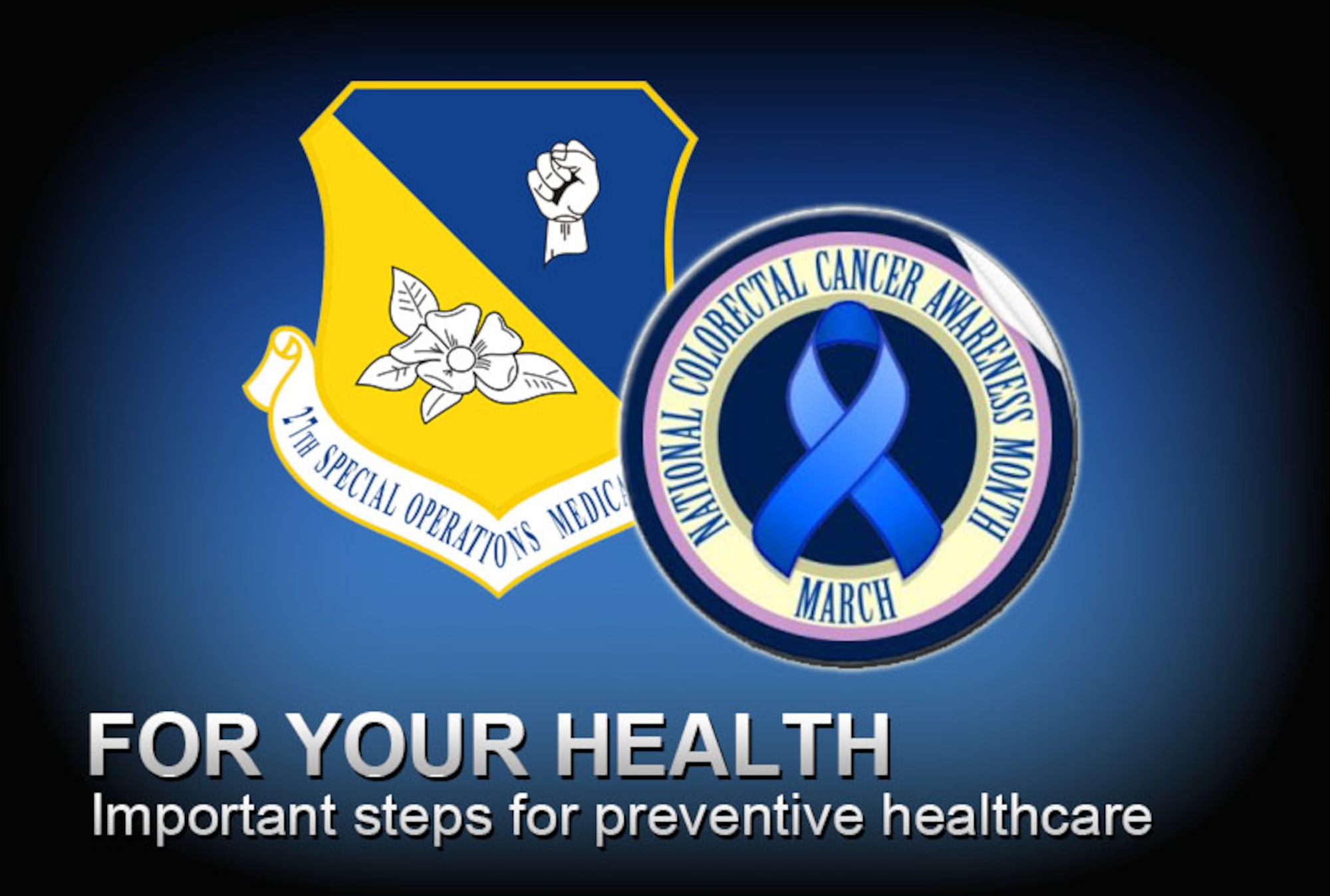 Quality preventive care is an important part of staying healthy and the Medical Management Team and the Population Health Group at Cannon Air Force Base, N.M., can help patients take their first steps. Regular physical exams and routine health screening tests are an important part of preventive healthcare. (U.S. Air Force graphic/Senior Airman Alexxis Pons Abascal) 