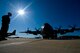 U.S. Air Force Master Sgt. Ian Nims, a loadmaster with 4th Special Operations Squadron, stands in front of an AC-130U Spooky gunship for an engine start check on the flightline on Hurlburt Field, Fla., March 14, 2013. Once all engine checks are completed, the pilot clears the loadmaster to close the doors and prepare to takeoff.
(U.S. Air Force Photo/ Staff Sgt. John Bainter)


