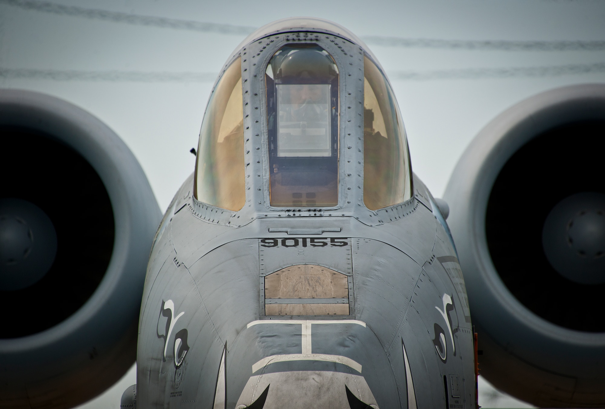 An A-10 Thunderbolt II pilot from the 442nd Fighter Wing readies his aircraft before a sortie at Eglin Air Force Base, Fla., March 20.  The 442nd A-10s traveled from Whiteman AFB for the week-long, air-to-ground weapons system evaluation program called Combat Hammer.  Combat Hammer, run by the 86th Fighter Weapons Squadron, is used to evaluate the effectiveness and suitability of combat air force weapon systems. The air-to-air and air-to-ground WSEP evaluations are accomplished during tactical deliveries of fighter, bomber and unmanned aircraft system precision guided munitions, on realistic targets with air-to-air and surface-to-air defenses. (U.S. Air Force photo/Samuel King Jr.)