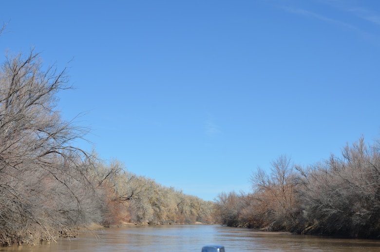 The Rio Grande, north of Socorro, N.M., March 11, 2013.