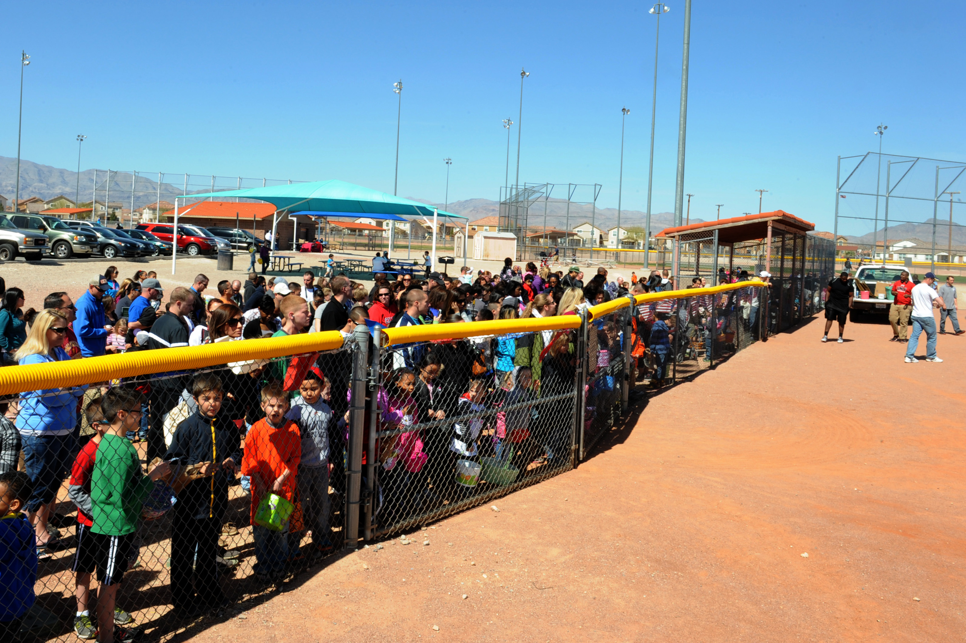 Nellis families take part in Easter egg hunt and extravaganza
