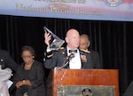 LTG H Steven Blum, chief of the National Guard Bureau, displays the Meritorious Service Award that he received from the NAACP in Washington on July 18. The National Guard is better prepared today than ever before, Blum said during the NAACP's annual Armed Services and Veterans Affairs Awards Dinner.