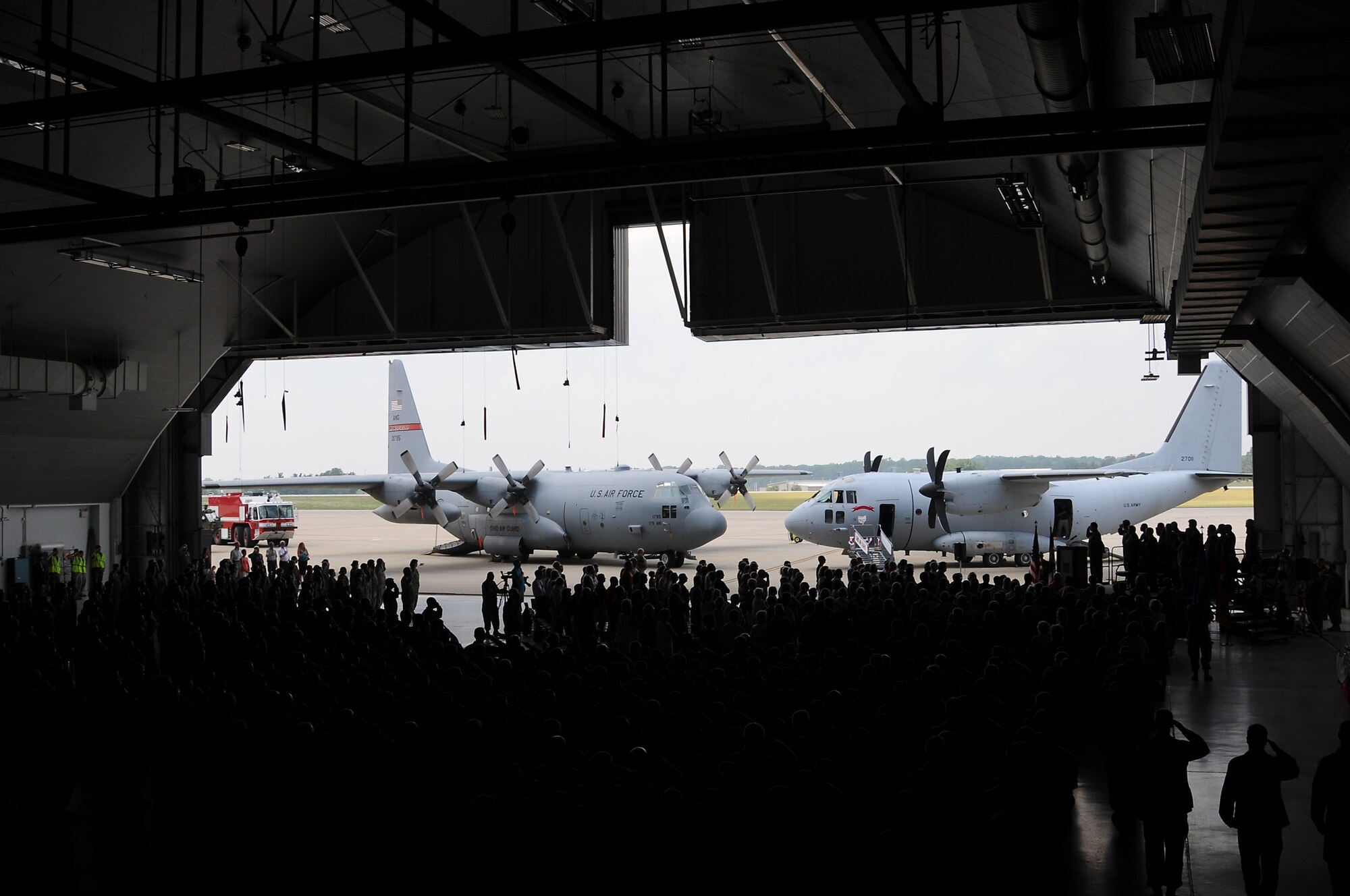 In August 2010, the 179th Airlift Wing, Mansfield Lahm Airport, Mansfield, Ohio changed aircraft to the C27J Spartan Joint Cargo Aircraft. Recent announcement by the Secretary of the Air Force states all four C-27J Spartan aircraft that was received will be divested from Mansfield, while eight C-130H Hercules will be fielded. (U.S Air Force photo by SrA Joseph Harwood) (RELEASED BY Capt. Nicole Ashcroft)