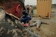 California State Military Reserves, 2nd Battalion, Alpha Company members receive two days of security forces augmentee training, at Moffett Federal Airfield, Calif., March 2, 2013. The CSMR soldiers are being instructed by Staff Sgt Michael Conner and Senior Airman Roberto Alvarez of the 129th Security Forces Squadron on vehicle challenge procedures. (Air National Guard photo by Staff Sgt. Kim E. Ramirez)

