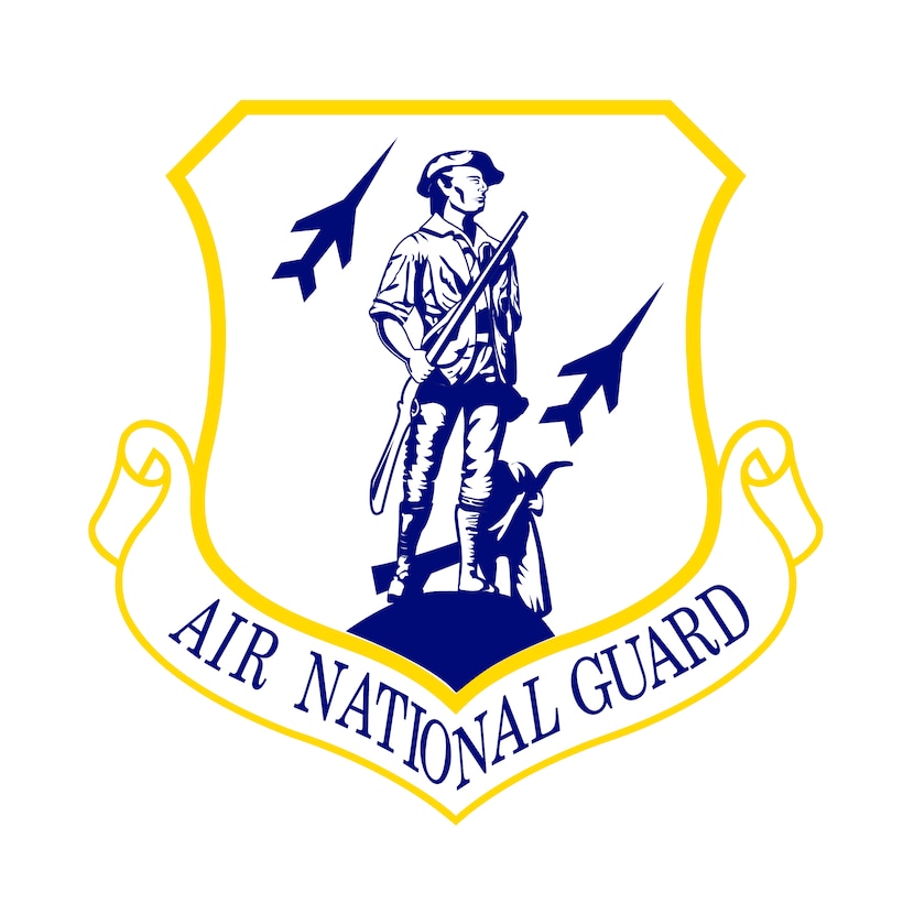 Air National Guard Logo, white background