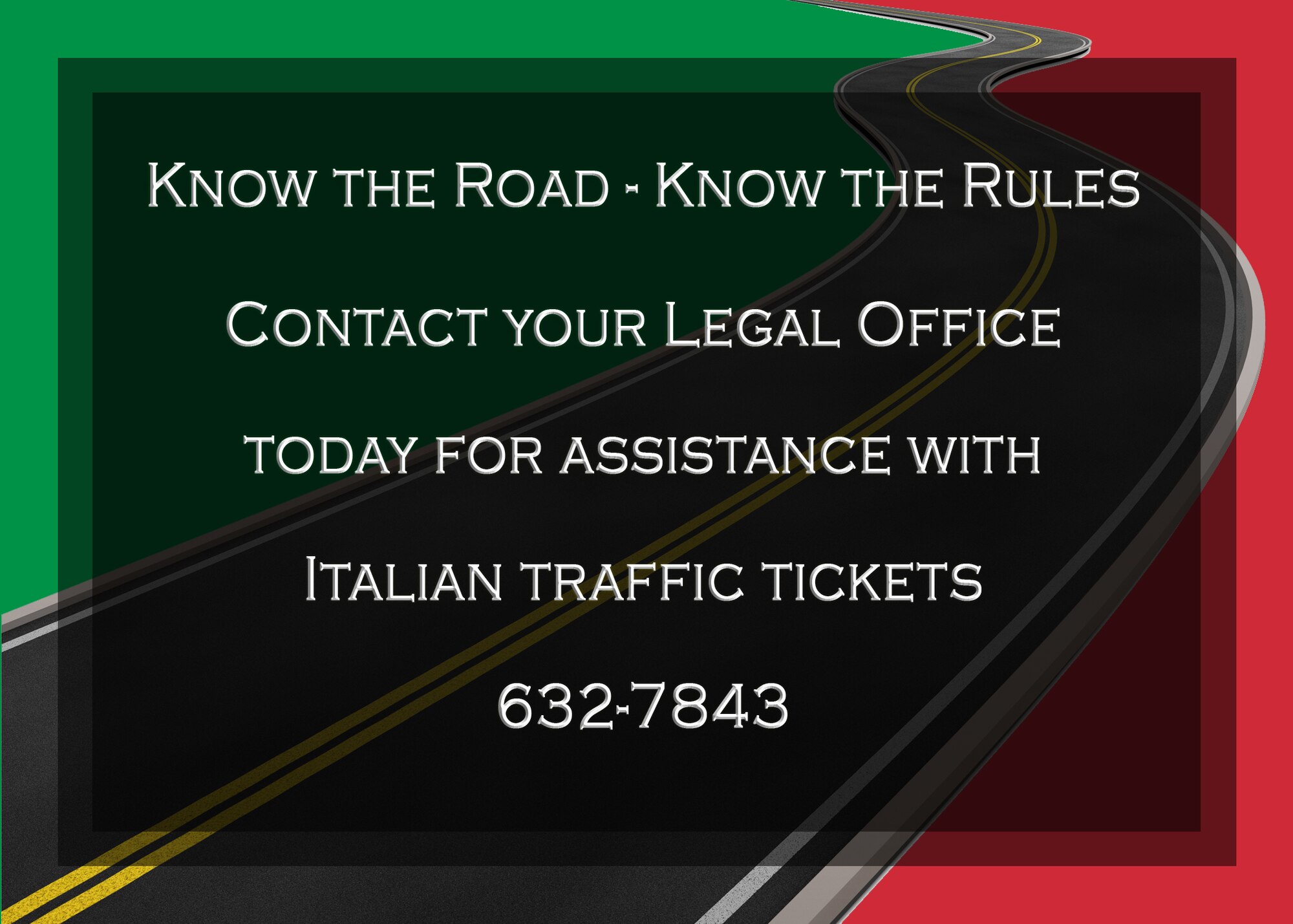The 31st Fighter Wing Legal Office provides assistance with both minor and major traffic tickets. Paying a traffic ticket within the required time frame is very important.  (U.S. Air Force graphic/ Senior Airman Jessica Hines)