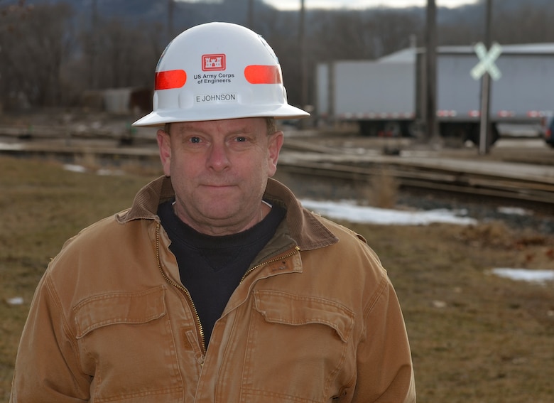 The U.S. Army Corps of Engineers Headquarters in Washington, D.C., recently announced its selection of Corps St. Paul District employee and Winona, Minn., resident Eric Johnson as the recipient of its Construction Hard Hat of the Year Award.